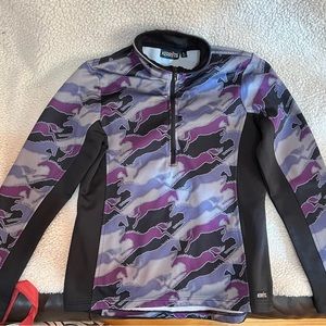 Half zip fleece shirt